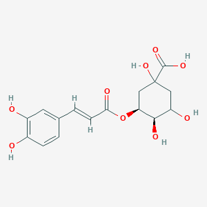 (3S,4R)-3-[(E)-3-(3,4-dihydroxyphenyl)prop-2-enoyl]oxy-1,4,5-trihydroxycyclohexane-1-carboxylic acid