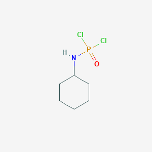 molecular formula C6H12Cl2NOP B12815886 Cyclohexylphosphoramidic dichloride 