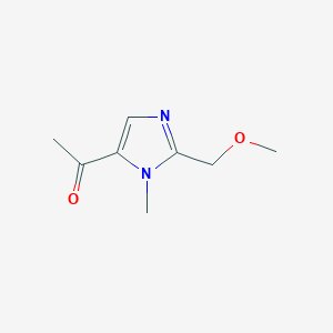 1-(2-(Methoxymethyl)-1-methyl-1H-imidazol-5-yl)ethanone