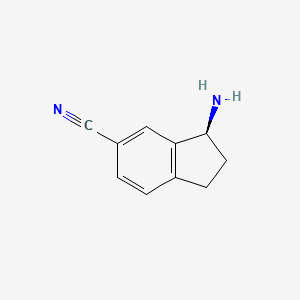 (S)-3-Amino-2,3-dihydro-1H-indene-5-carbonitrile