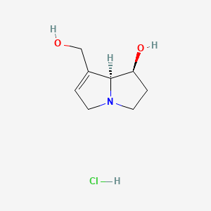 molecular formula C8H14ClNO2 B12815924 Retronecine hydrochloride CAS No. 875-22-9