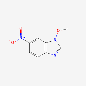 molecular formula C8H7N3O3 B12815933 1-Methoxy-6-nitro-1H-benzo[d]imidazole 