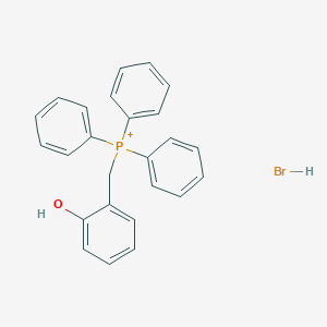 molecular formula C25H23BrOP+ B12815934 (2-Hydroxyphenyl)methyl-triphenylphosphanium;hydrobromide 