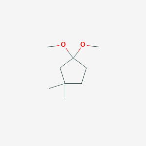 1,1-Dimethoxy-3,3-dimethylcyclopentane