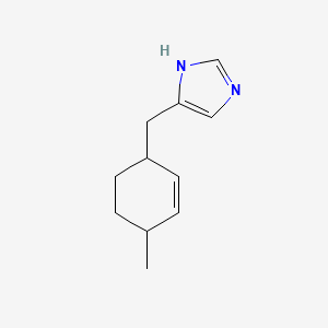 4-((4-Methylcyclohex-2-en-1-yl)methyl)-1H-imidazole