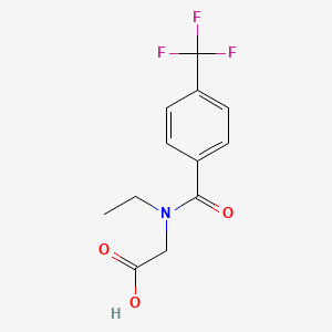 2-[Ethyl-[4-(trifluoromethyl)benzoyl]amino]acetic acid