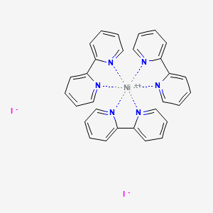 molecular formula C30H24I2N6Ni B12816016 Tris(2,2'-bipyridine)nickel diiodide 