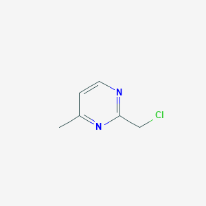 molecular formula C6H7ClN2 B1281604 2-(Chloromethyl)-4-methylpyrimidine CAS No. 78060-44-3