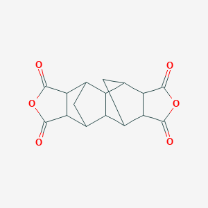 molecular formula C16H14O6 B12816056 6,14-dioxahexacyclo[9.5.1.13,9.02,10.04,8.012,16]octadecane-5,7,13,15-tetrone 