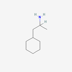 molecular formula C9H19N B1281608 1-Cyclohexylpropan-2-amine CAS No. 54704-34-6