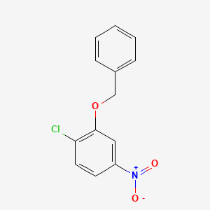 molecular formula C13H10ClNO3 B1281613 2-(苄氧基)-1-氯-4-硝基苯 CAS No. 76464-61-4