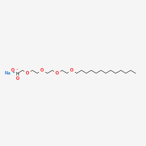 3,6,9,12-Tetraoxapentacosanoic acid, sodium salt