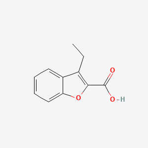 molecular formula C11H10O3 B1281614 3-乙基-1-苯并呋喃-2-羧酸 CAS No. 26690-96-0