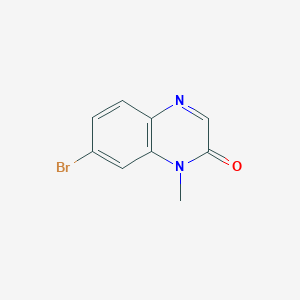 molecular formula C9H7BrN2O B1281615 7-Bromo-1-methyl-1H-quinoxalin-2-one CAS No. 82019-32-7
