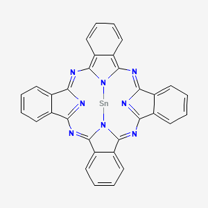 molecular formula C32H16N8Sn B12816198 Phthalocyanatotin cento 