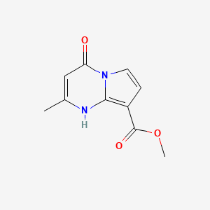 Methyl 2-methyl-4-oxo-1,4-dihydropyrrolo[1,2-a]pyrimidine-8-carboxylate