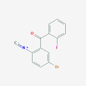 2-Isocyano-2'-fluoro-5-bromobenzophenone