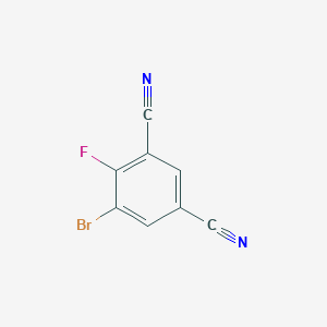 molecular formula C8H2BrFN2 B12816244 5-Bromo-4-fluoroisophthalonitrile 