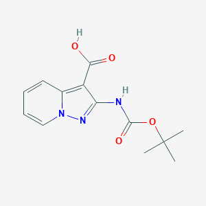 2-(Tert-butoxycarbonylamino)pyrazolo[1,5-a]pyridine-3-carboxylic acid