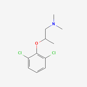 molecular formula C11H15Cl2NO B12816264 2-(2,6-Dichlorophenoxy)-N,N-dimethylpropylamine CAS No. 22196-56-1