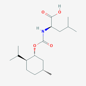 ((((1R,2S,5R)-2-Isopropyl-5-methylcyclohexyl)oxy)carbonyl)-D-leucine