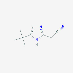 (4-tert-Butyl-1H-imidazol-2-yl)acetonitrile