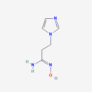 N-Hydroxy-3-(1H-imidazol-1-yl)propanimidamide