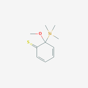 6-Methoxy-6-(trimethylsilyl)cyclohexa-2,4-diene-1-thione