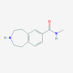 N-Methyl-2,3,4,5-tetrahydro-1H-benzo[d]azepine-7-carboxamide