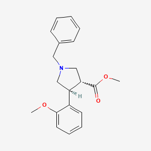 methyl (3R,4S)-1-benzyl-4-(2-methoxyphenyl)pyrrolidine-3-carboxylate