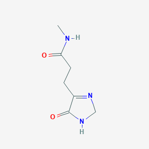 N-Methyl-3-(5-oxo-2,5-dihydro-1H-imidazol-4-yl)propanamide