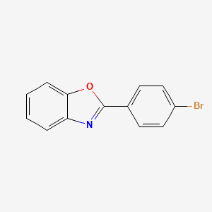 molecular formula C13H8BrNO B1281643 2-(4-溴苯基)-苯并恶唑 CAS No. 3164-13-4