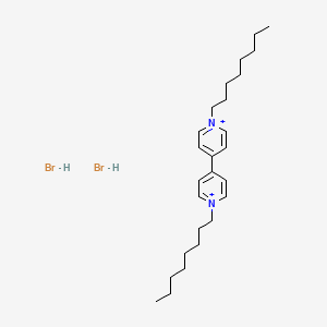 1-Octyl-4-(1-octylpyridin-1-ium-4-yl)pyridin-1-ium;dihydrobromide