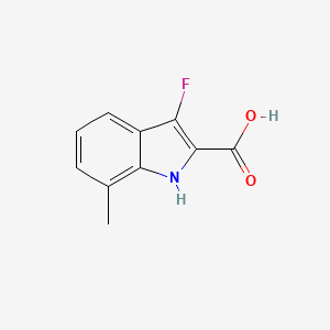 3-Fluoro-7-methyl-1H-indole-2-carboxylic acid