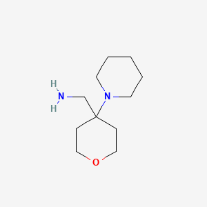 (4-(Piperidin-1-yl)tetrahydro-2H-pyran-4-yl)methanamine