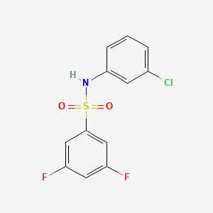 N-(3-chlorophenyl)-3,5-difluorobenzenesulfonamide