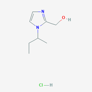 molecular formula C8H15ClN2O B12816507 (1-(sec-Butyl)-1H-imidazol-2-yl)methanol hydrochloride 