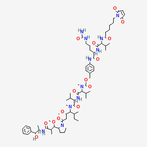 MC-Val-Cit-PAB-MMAE;Maleimidocaproyl-valine-citrulline-p-aminobenzoyloxycarbonyl-monomethyl auristatin E