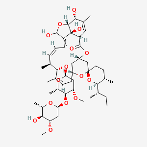 5-O-demethyl-22,23-dihydro-28-hydroxy-Avermectin A1a