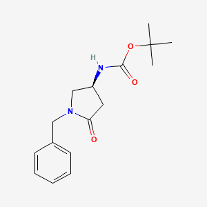 tert-Butyl (S)-(1-benzyl-5-oxopyrrolidin-3-yl)carbamate