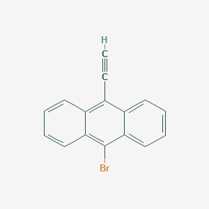 molecular formula C16H9Br B12816609 9-Bromo-10-ethynylanthracene 