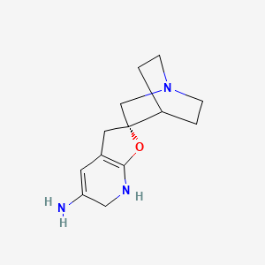 (S)-6',7'-Dihydro-3'H-4-azaspiro[bicyclo[2.2.2]octane-2,2'-furo[2,3-b]pyridin]-5'-amine