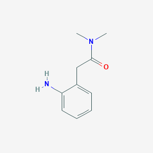 molecular formula C10H14N2O B1281667 2-(2-氨基苯基)-N,N-二甲基乙酰胺 CAS No. 86162-60-9
