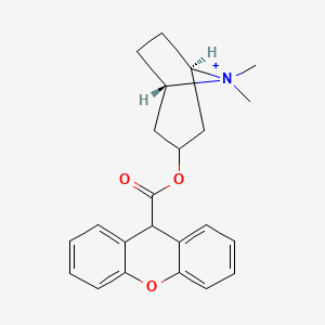 molecular formula C23H26NO3+ B12816675 Trantelinium CAS No. 22059-05-8