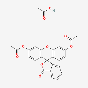 Acetic acid;(6'-acetyloxy-3-oxospiro[2-benzofuran-1,9'-xanthene]-3'-yl) acetate