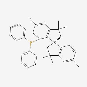 (S)-(3,3,3',3',5,5'-Hexamethyl-2,2',3,3'-tetrahydro-1,1'-spirobi[inden]-7-yl)diphenylphosphane