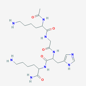 molecular formula C22H39N9O5 B12816724 Capixyl 