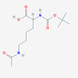 molecular formula C13H24N2O5 B12816727 Nepsilon-Acetyl-Nalpha-Boc-L-lysine 