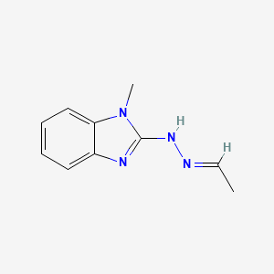 2-(2-Ethylidenehydrazinyl)-1-methyl-1H-benzo[d]imidazole