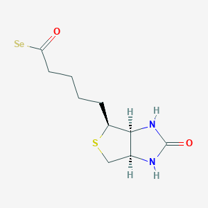 5-((3AS,4S,6aR)-2-oxohexahydro-1h-thieno[3,4-d]imidazol-4-yl)pentaneselenoic O-acid